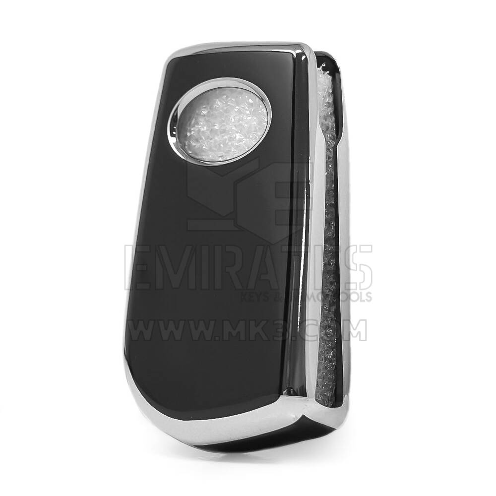 Nano Cover For Toyota Remote Key 4 Button Black Color Silver Frame TYT-C11Y4 | MK3
