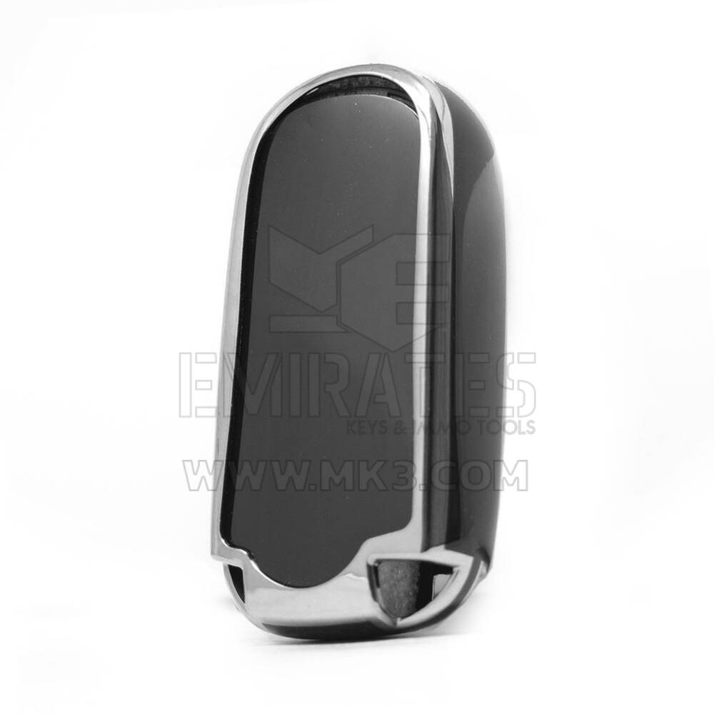 Cover Nano per chiave telecomando Jeep 5 pulsanti, colore nero, cornice argento Jeep-B11Y5 | MK3