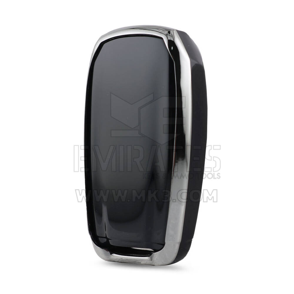 Cover nano per chiave telecomando Jeep 4 pulsanti colore nero cornice argento Jeep-D11Y4 | MK3