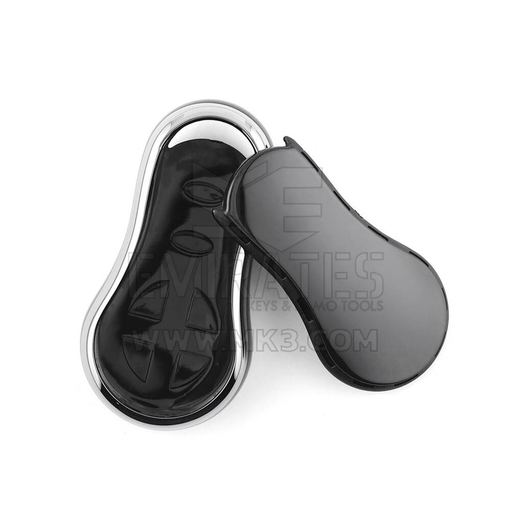 New Aftermarket Nano High Quality Cover For Chrysler Remote Key 6 Button Black Color Silver Frame CRSL-C11Y | Emirates Keys