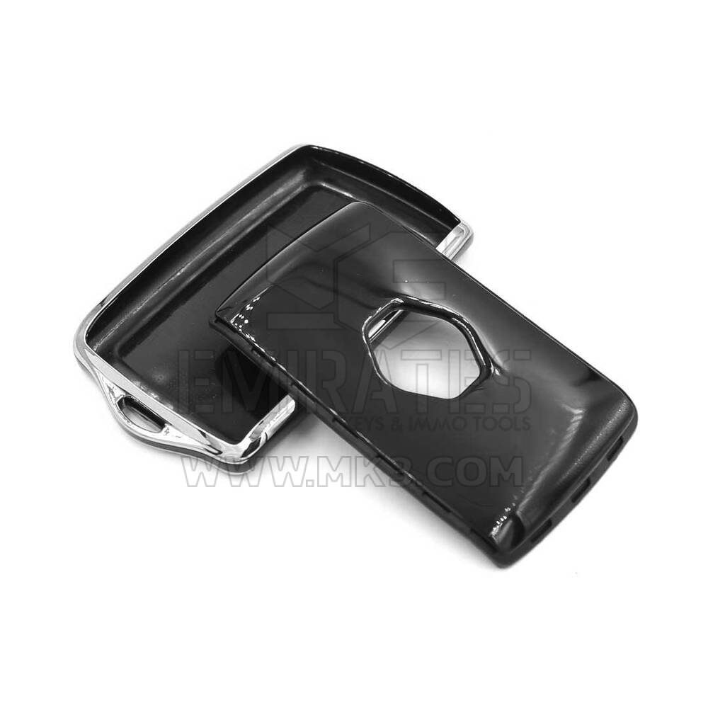 New Aftermarket Nano High Quality Cover For Renault Remote Key 4 Button Black Color Silver Frame RN-A11Y | Emirates Keys