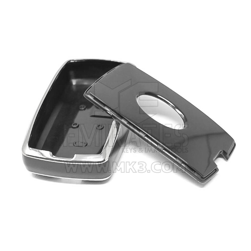 New Aftermarket Nano High Quality Cover For Land Rover Remote Key 5 Button Black Color Silver Frame LR-B11Y | Emirates Keys