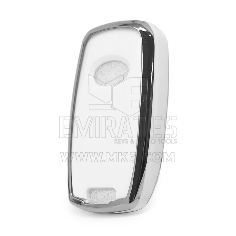 Nano Cover For KIA Remote Key 3 Button White Color Silver Frame KIA-A11Y3 | MK3