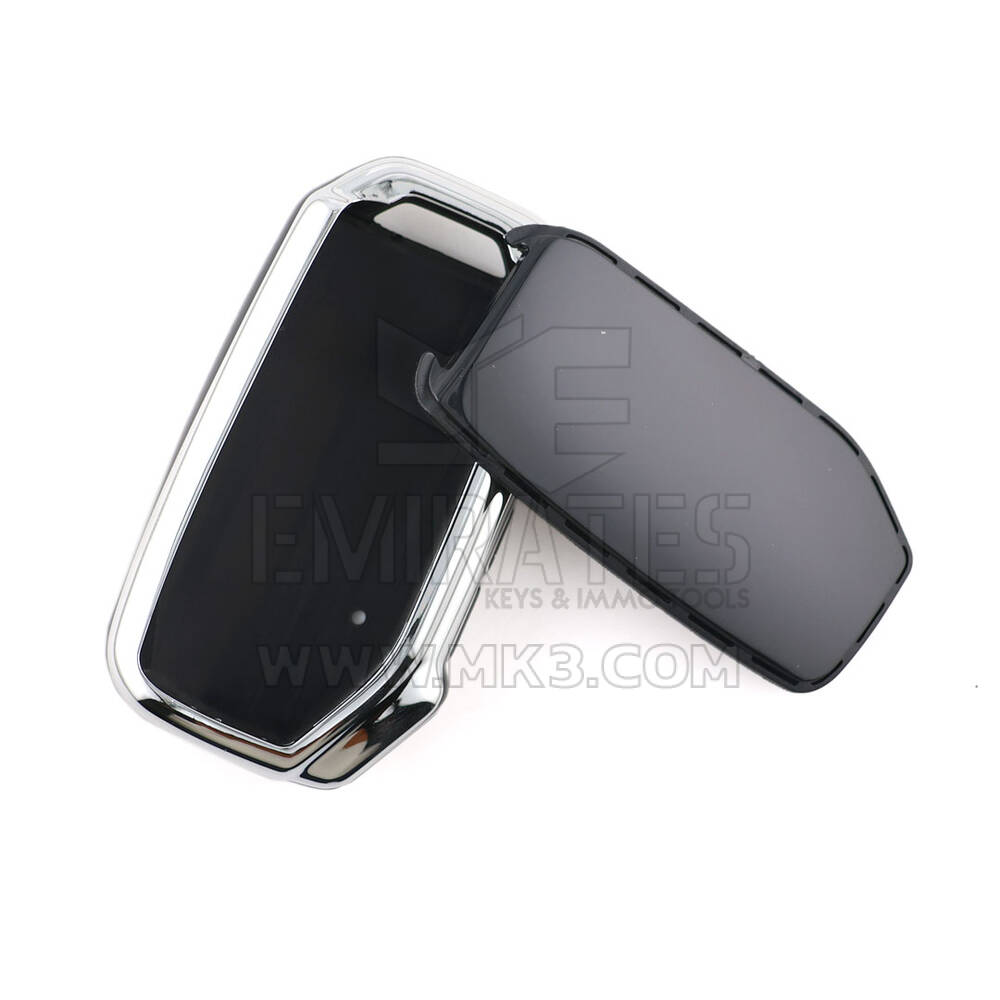 New Aftermarket Nano High Quality Cover For KIA Remote Key 3 Button Black Color Silver Frame KIA-C11Y3 | Emirates Keys