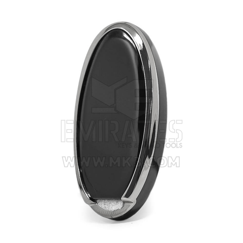 Nano Cover For Nissan Remote Key 3 Button Black Color Silver Frame NS-A11Y3B | MK3