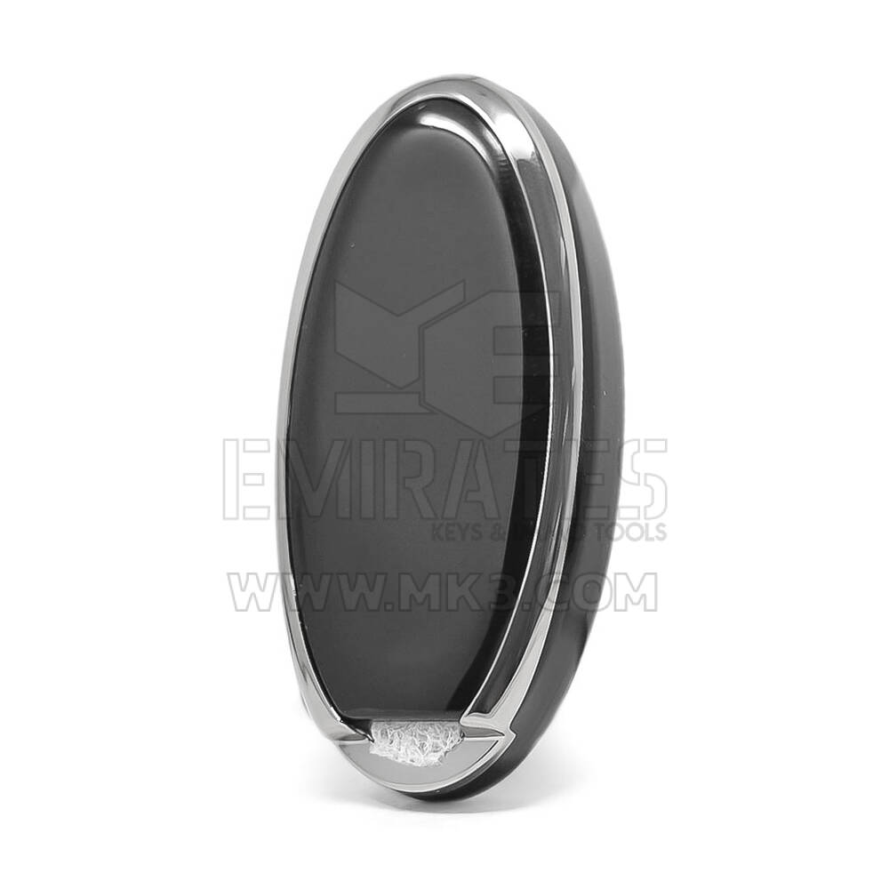Nano Cover For Nissan Remote Key 4 Button Black Color Silver Frame NS-A11Y4A | MK3