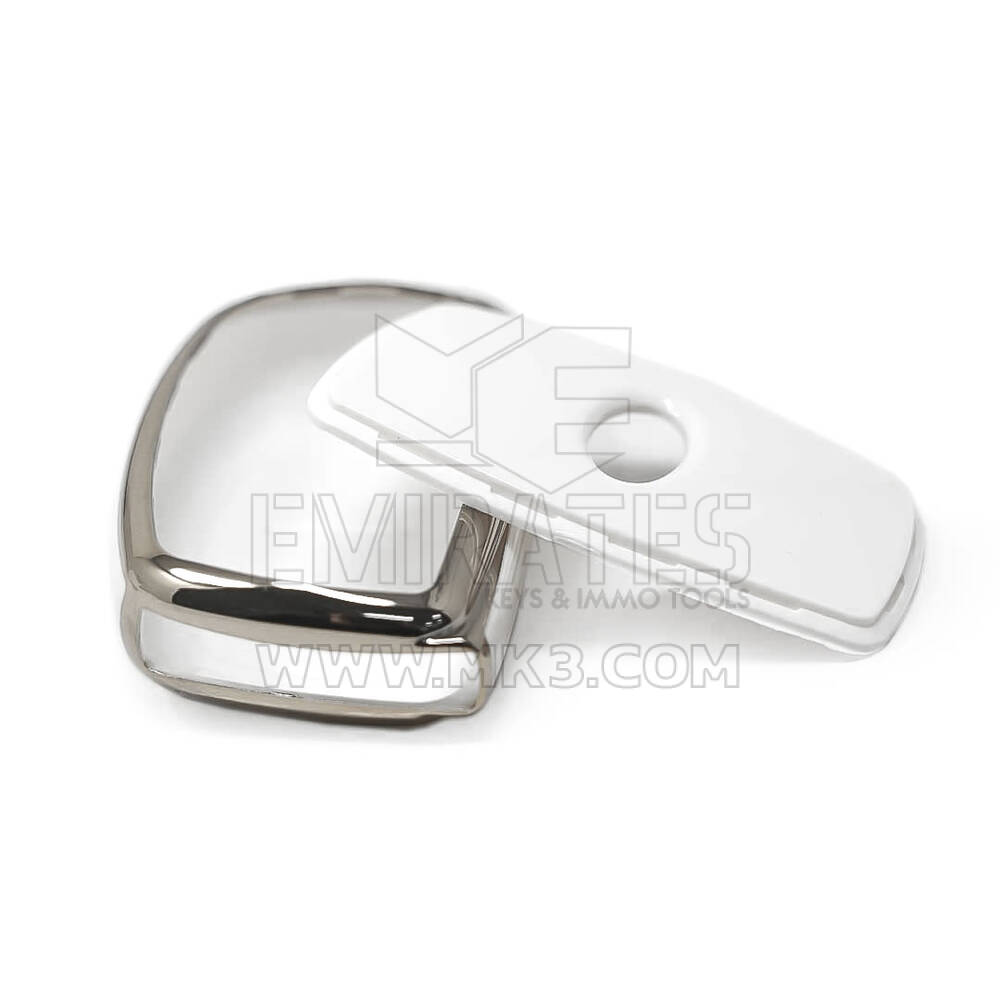 New Aftermarket Nano High Quality Cover For Hyundai Remote Key 3 Button White Color Silver Frame HY-A11Y3B | Emirates Keys