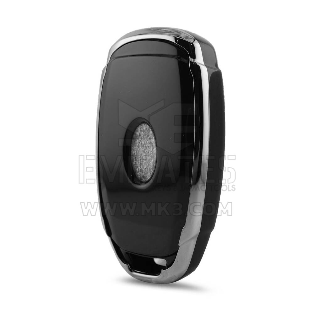 Nano funda para mando a distancia Hyundai de 4 botones, color negro, marco plateado HY-D11Y4B | MK3