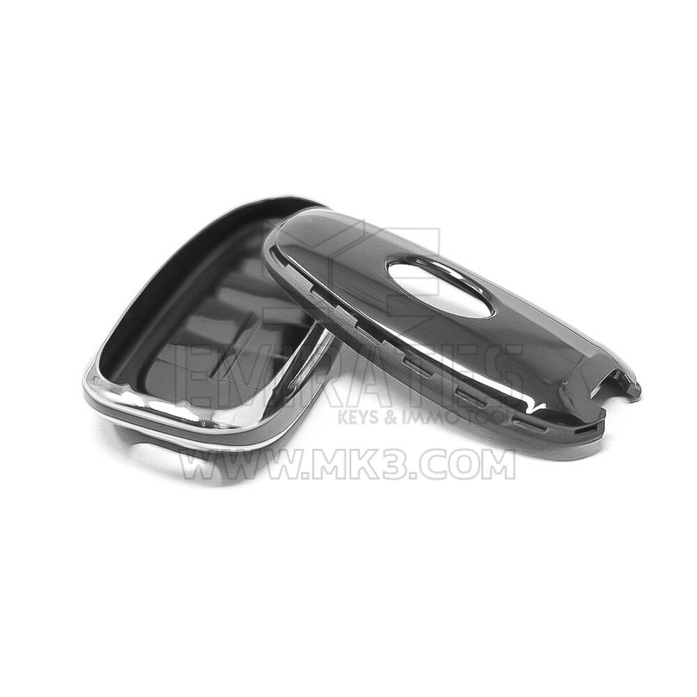 New Aftermarket Nano High Quality Cover For Hyundai Remote Key 6 Button Black Color Silver Frame HY-H11Y6A | Emirates Keys