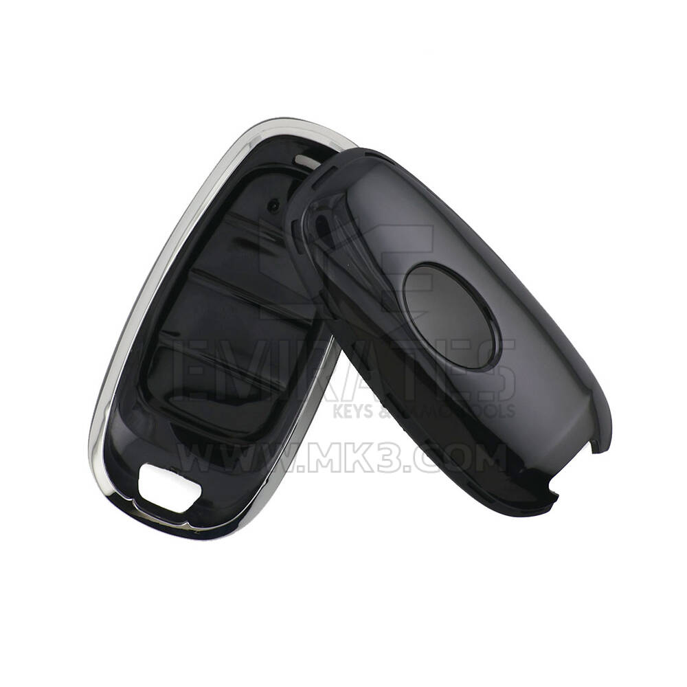 New Aftermarket Nano High Quality Cover For Hyundai Remote Key 8 Button Black Color Silver Frame HY-H11Y8 | Emirates Keys