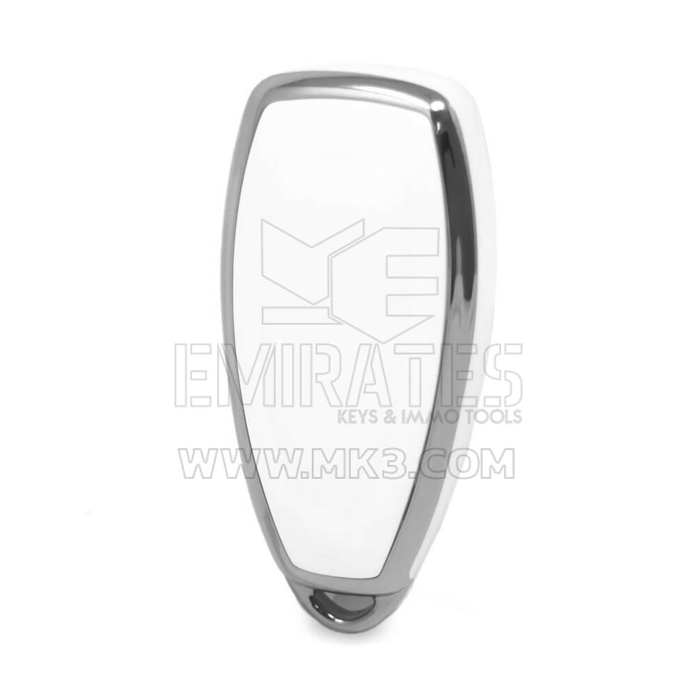 Nano Cover For Ford Remote Key 3 Button White Color Silver Frame Ford-D11Y | MK3