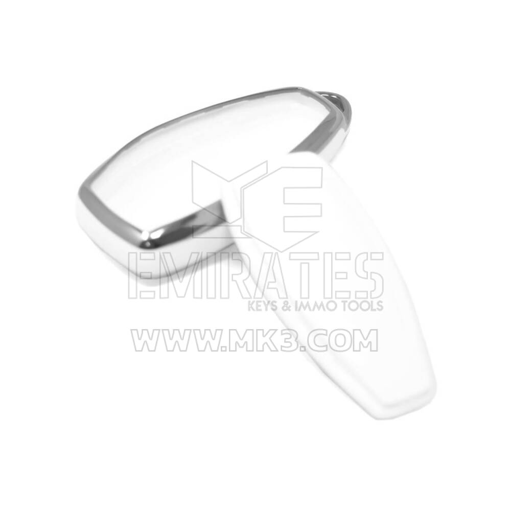 New Aftermarket Nano High Quality Cover For Ford Remote Key 3 Button White Color Silver Frame Ford-D11Y | Emirates Keys