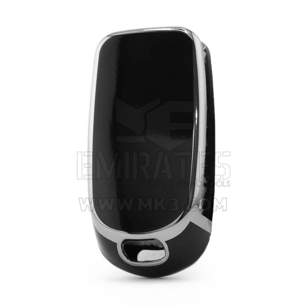 Nano Cover For Fiat Remote Key 3 Button Black Color Silver Frame FIAT-C11Y3B | MK3