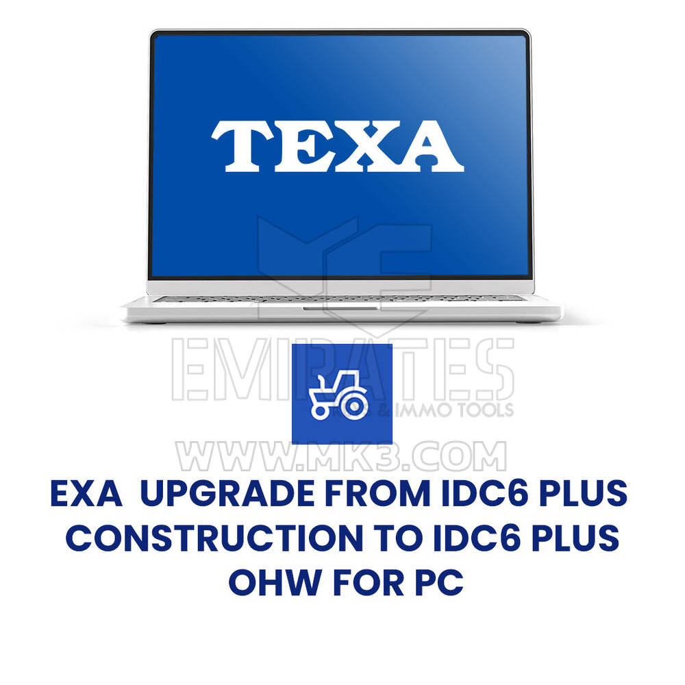 TEXA  UPGRADE from IDC6 PLUS CONSTRUCTION to IDC6 PLUS OHW FOR PC - J2B3000030W000