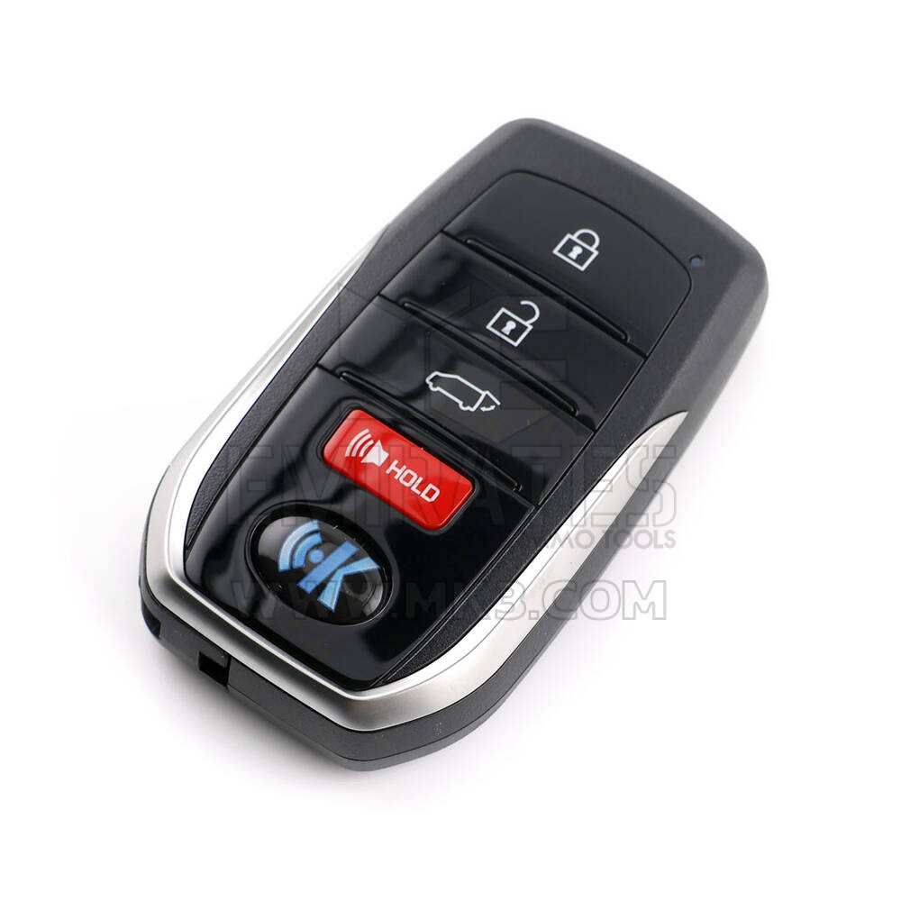 Keydiy KD Universal Smart Remote Key 3+1 Buttons Toyota Type TB01-4 (Glossy) Work With KD900 And KeyDiy KD-X2 Remote Maker and Cloner | Emirates Keys