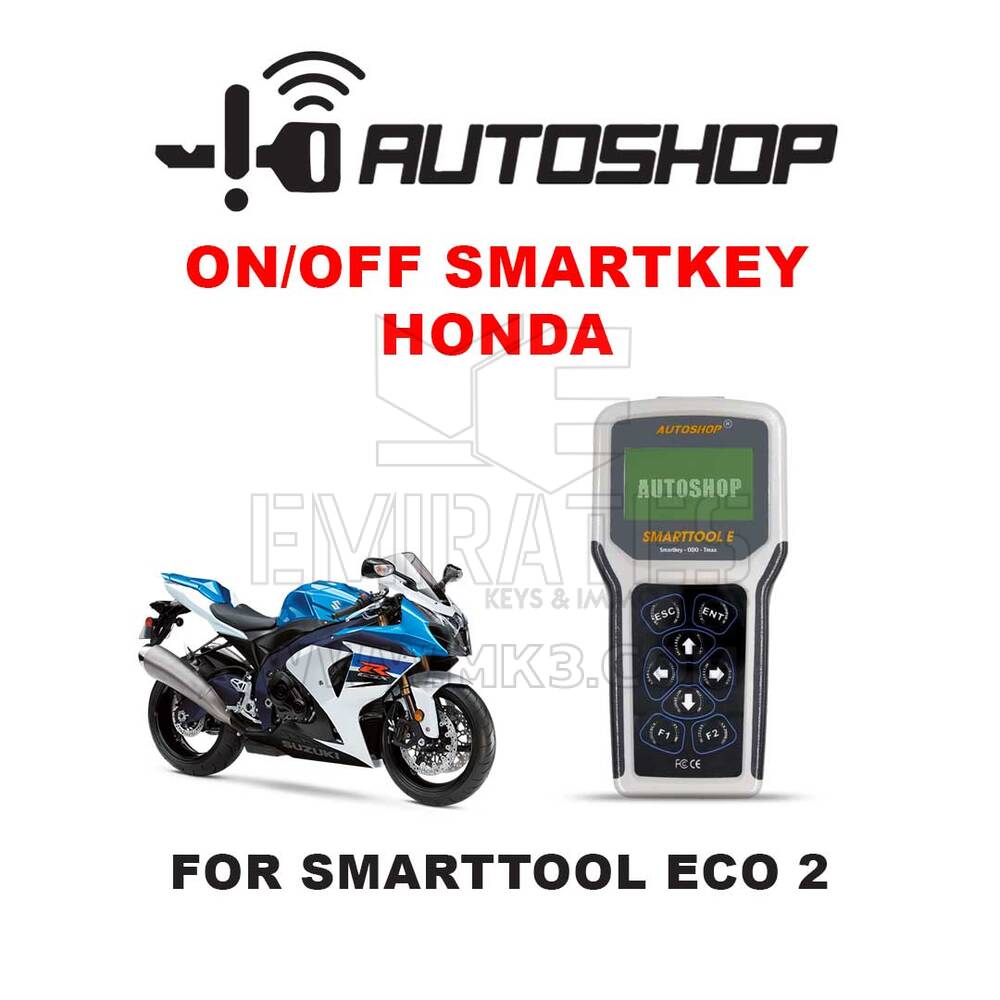 Autoshop ON / OFF Smart Key Honda For Smarttool ECO