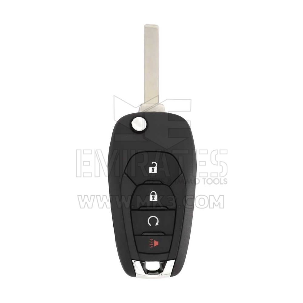 Refurbished Chevrolet Cruze 2018 Flip Remote Key 4 Buttons 433MHz Original Board With Aftermarket Shell | Emirates Keys