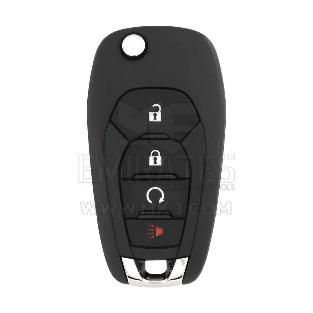 Chevrolet Cruze 2018 Flip Remote Key 4 Buttons 433MHz Original Board With Aftermarket Shell