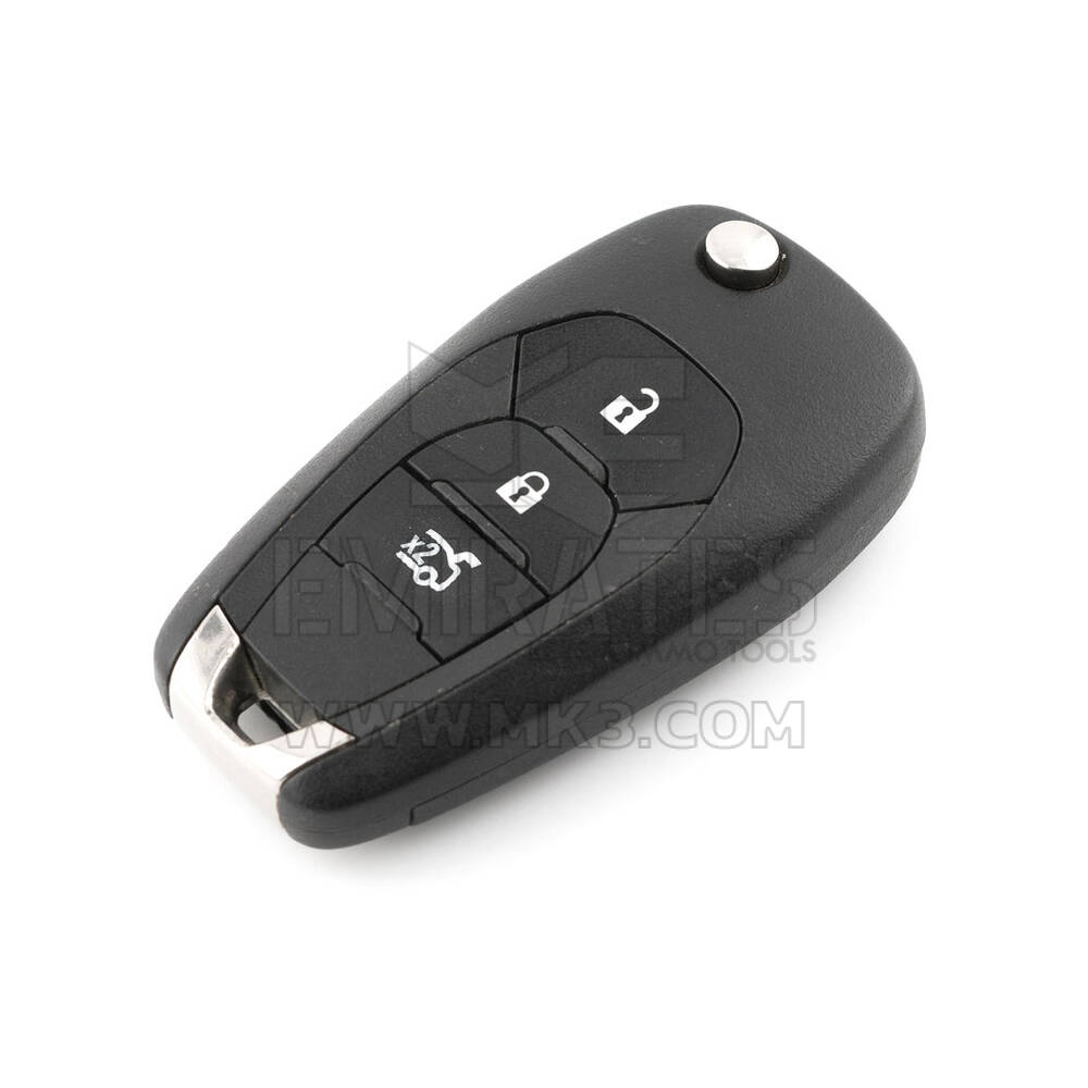 Refurbished Chevrolet Cruze 2018 Flip Remote Key 3 Buttons 433MHz Original Board With Aftermarket Shell | Emirates Keys