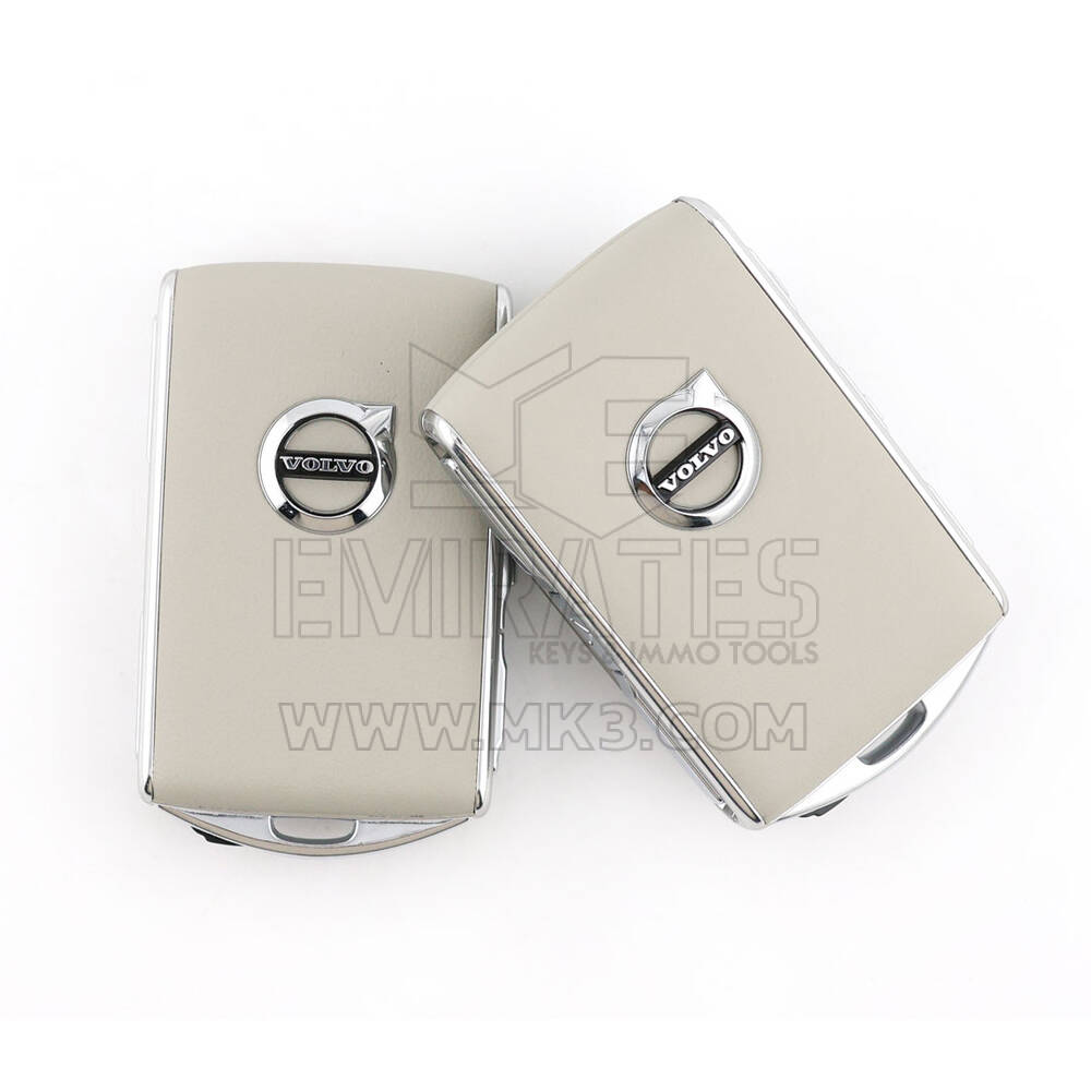 New Volvo Genuine / OEM Smart Remote Key 4 Buttons 434MHz OEM Part Number: 31652142 - White Gray Color (Pack of 2) | Emirates Keys