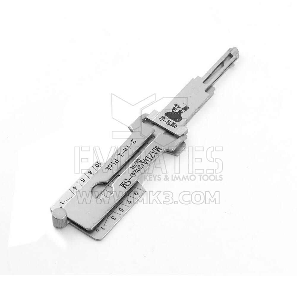 New Original Lishi Mazda (2024)-SM for Mazda 2024+ 2-In-1 Pick Decoder 10 Cut Door - The tools we supply are from the original manufacturer  | Emirates Keys