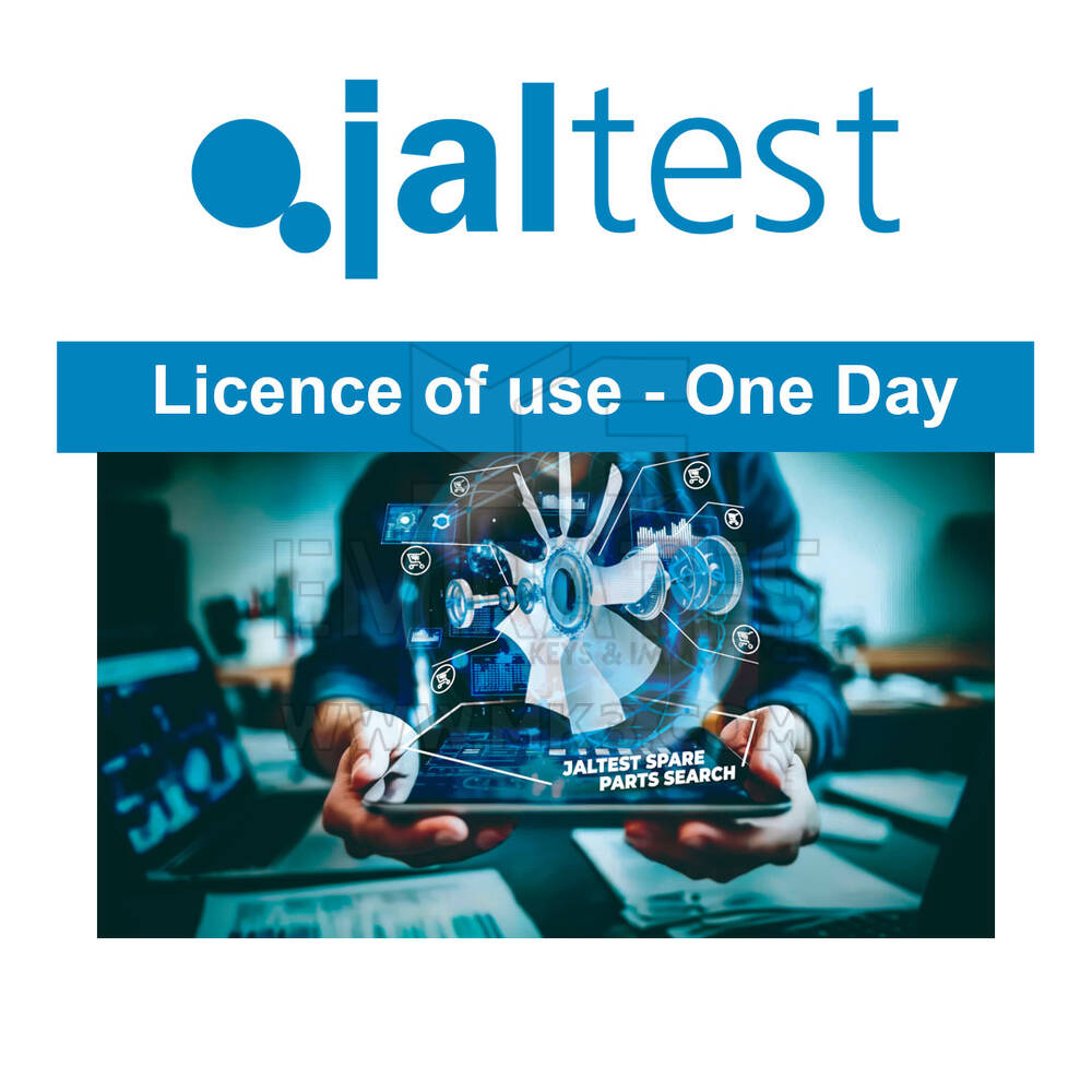 Jaltest - 70605042 Recherche de pièces détachées Licence d'utilisation - Un jour