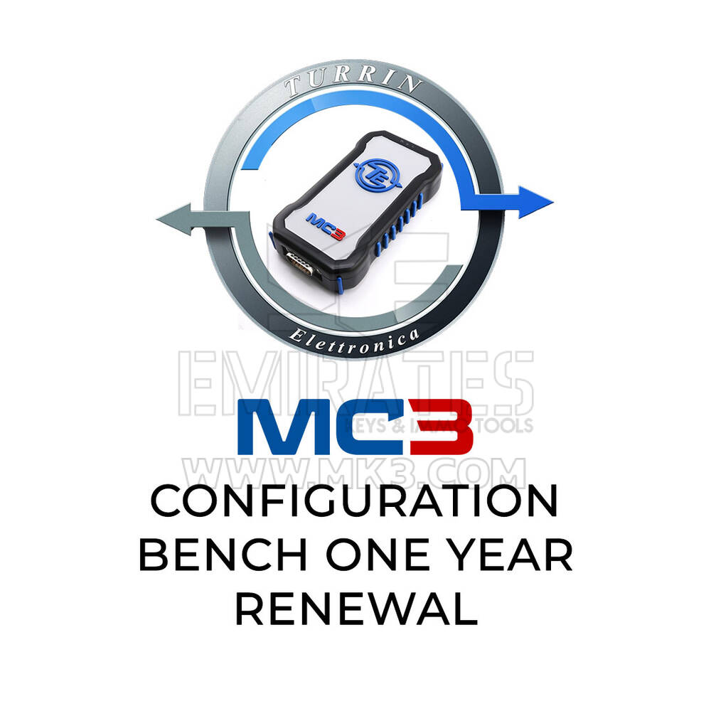Turrin Elettronica MC3 Configuration BENCH One Year Renewal