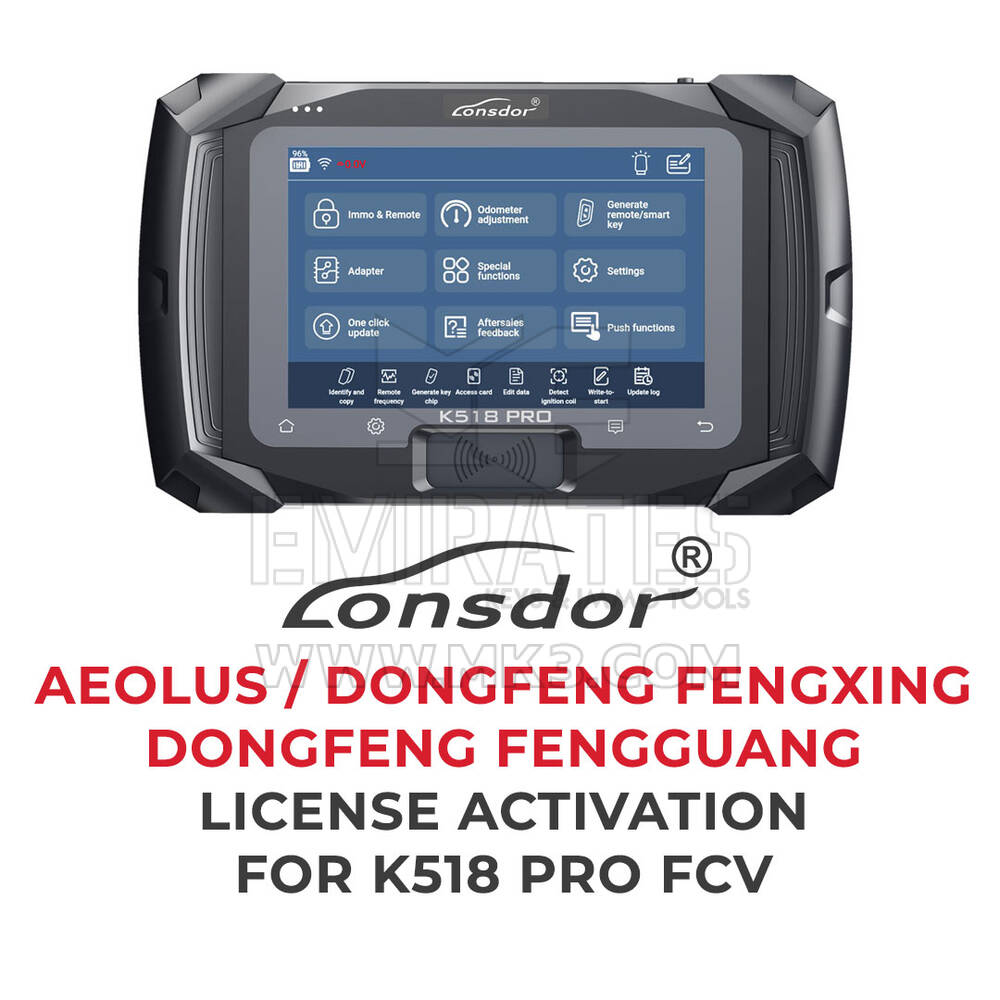 Lonsdor - AEOLUS / DONGFENG FENGXING / DONGFENG FENGGUANG License activation For K518 Pro FCV