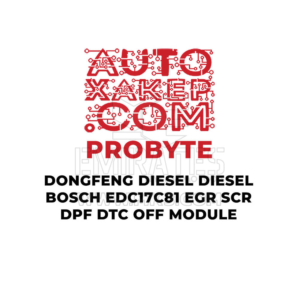 Module de désactivation du DTC du DPF EGR SCR Bosch EDC17C81 de DongFeng Diesel Diesel ProByte
