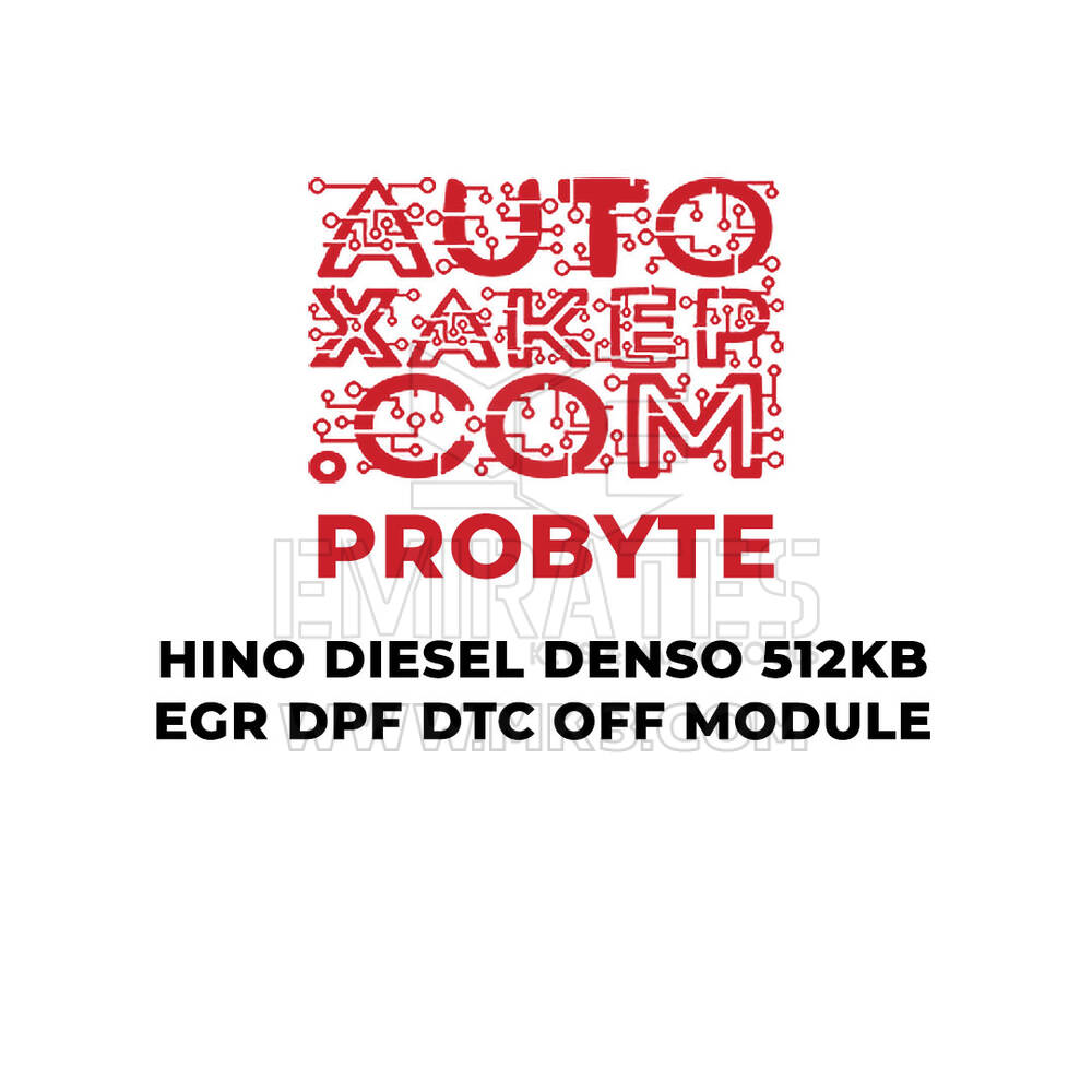 Module de désactivation du code défaut (DTC) EGR DPF ProByte Hino Diesel Denso 512 Ko
