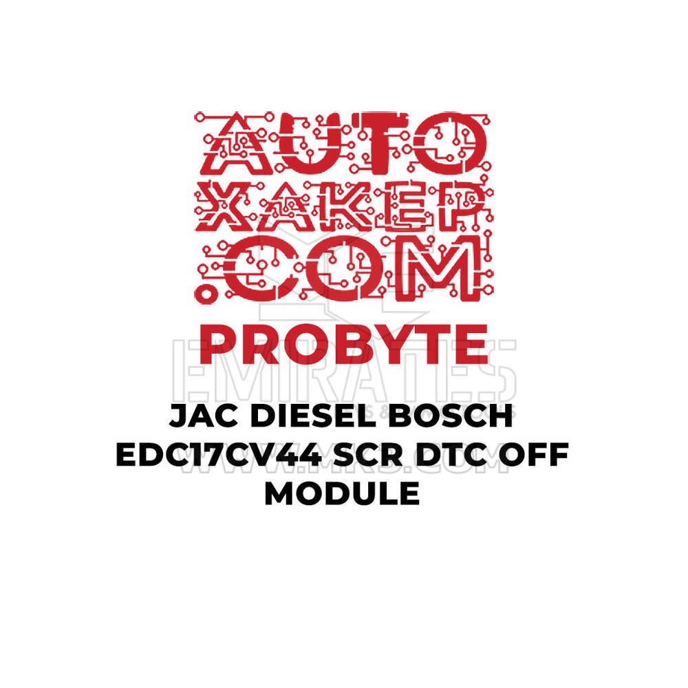 Module de désactivation du DTC SCR ProByte JAC Diesel Bosch EDC17CV44