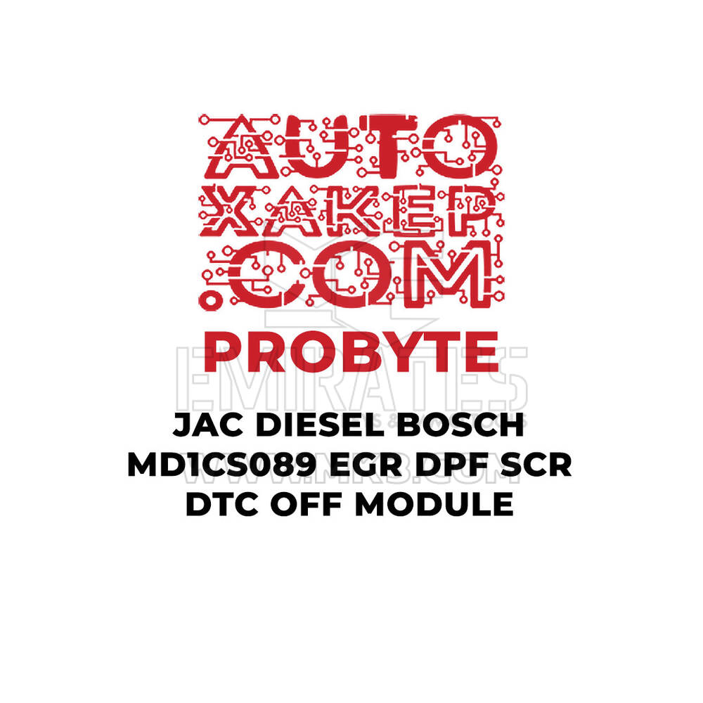 Module de désactivation du DTC EGR DPF SCR ProByte JAC Diesel Bosch MD1CS089