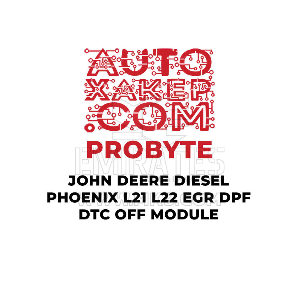 Module de désactivation du code d'anomalie du filtre à particules diesel EGR DPF John Deere Diesel Phoenix L21 L22 ProByte