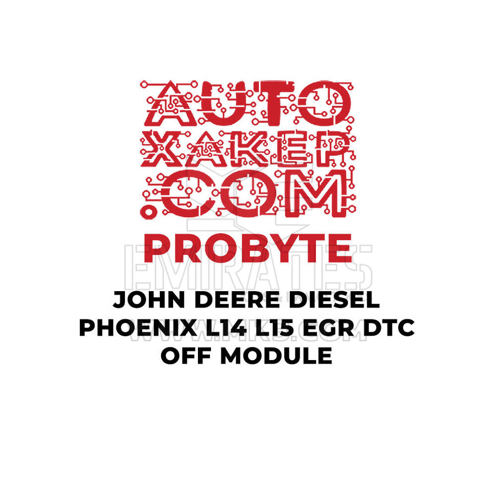 Module de désactivation du code d'anomalie EGR ProByte pour John Deere Diesel Phoenix L14 L15