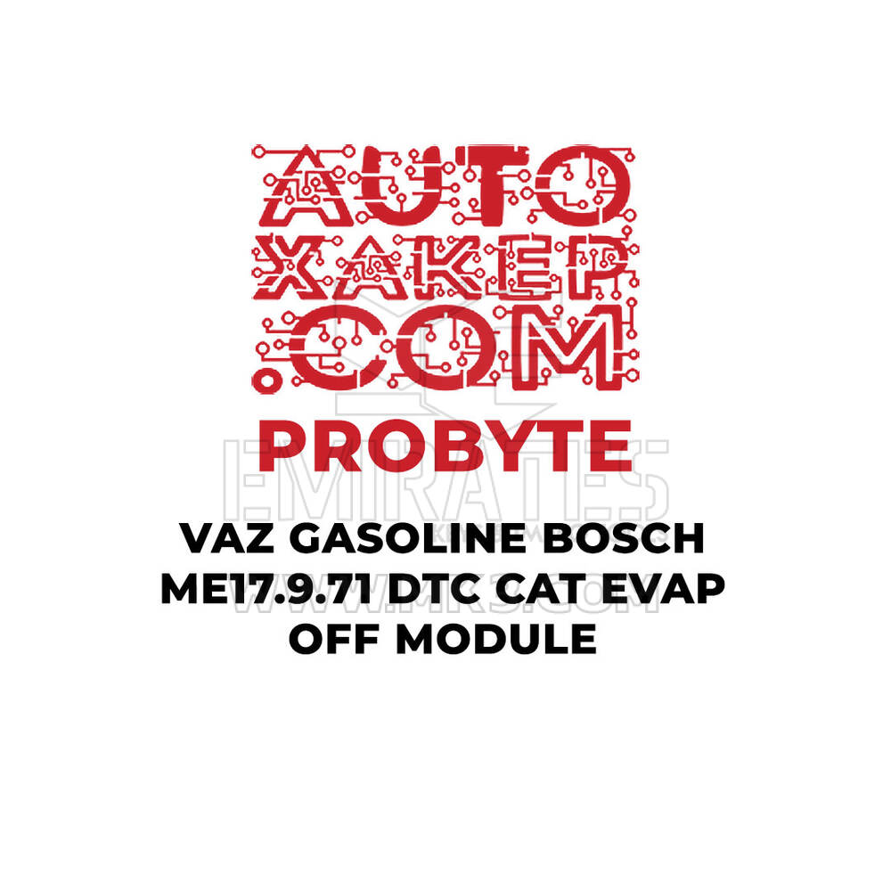 Module de désactivation du catalyseur EVAP pour moteurs essence Bosch ME17.9.71 DTC ProByte VAZ