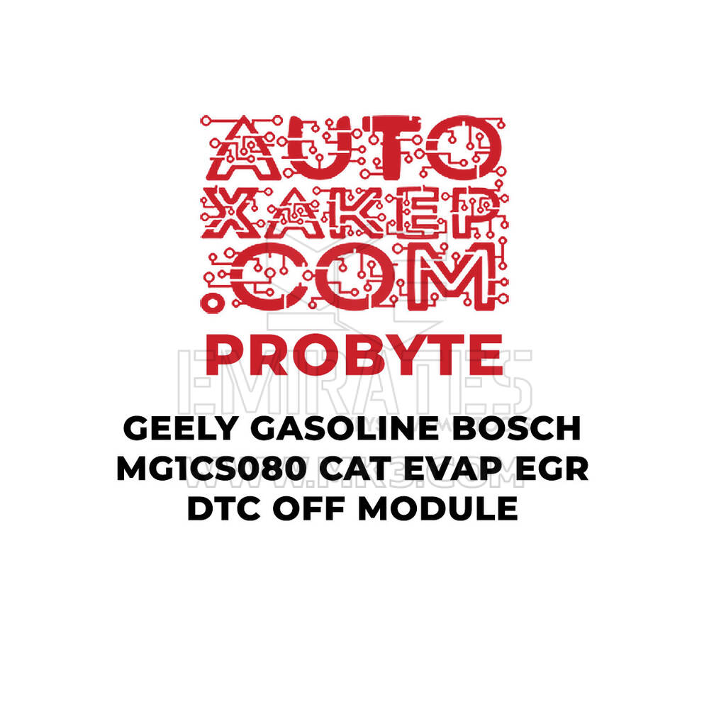 ProByte Geely Gasoline Bosch MG1CS080 CAT EVAP EGR DTC OFF Module