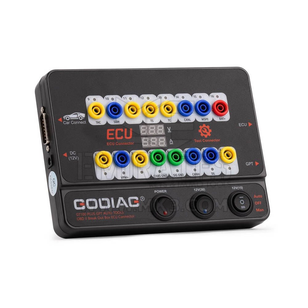 New Godiag GT100 Plus Gpt Enet Doip 24V-12V Auto Tools OBD II Break Out Box ECU Connector | Emirates Keys