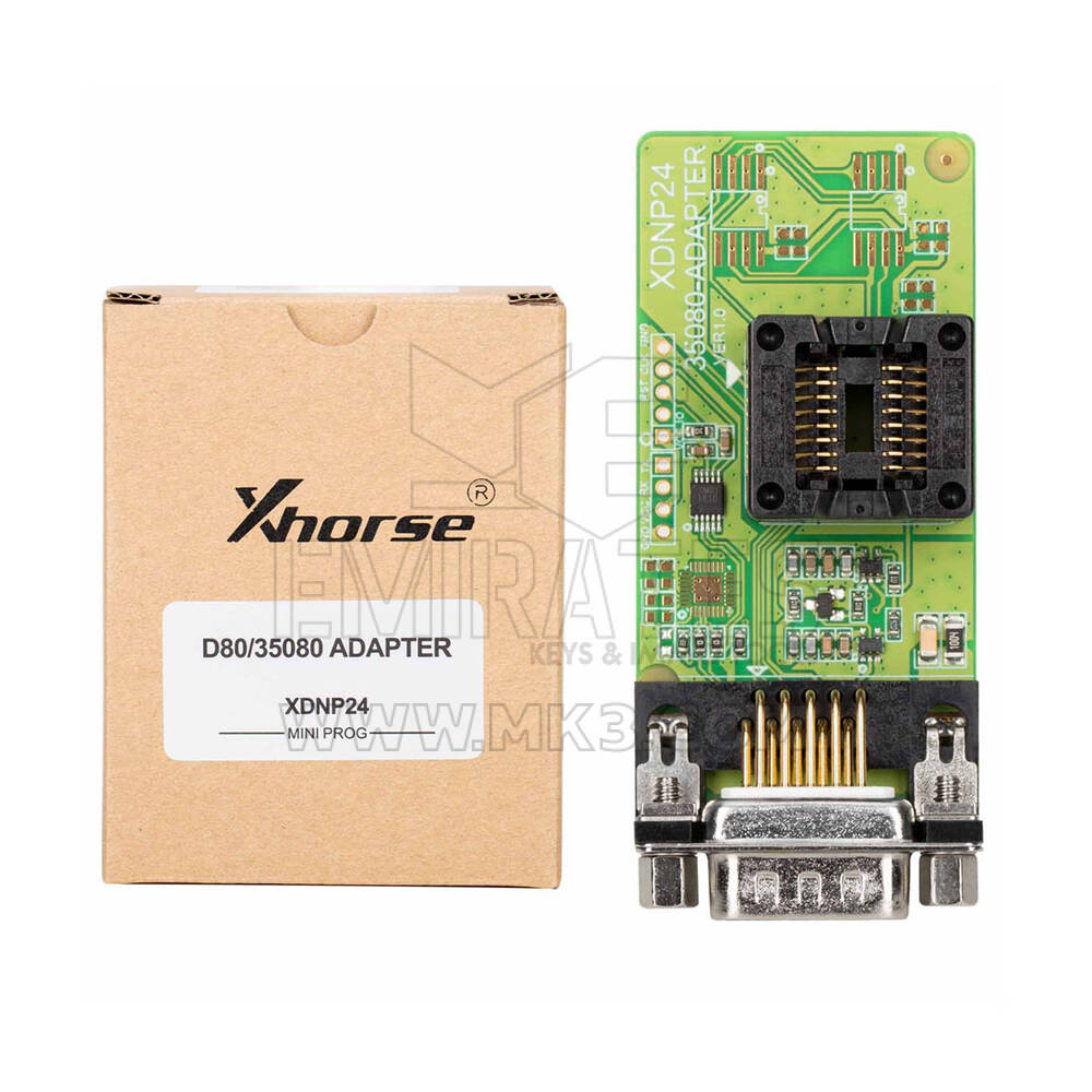 New Xhorse XDNP24 Solder-Free D80 / 35080 Adapter for Xhorse Mini Prog / Multi Prog / VVDI Key Tool Plus to erase and read & write the BMW original car | Emirates Keys
