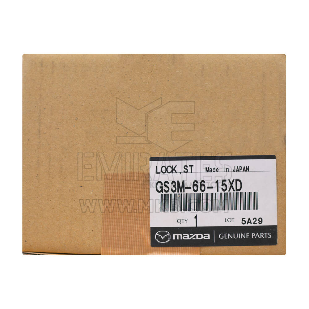 New Mazda 6 2010 Genuine / OEM Steering Lock OEM Part Number: GS3M-66-15X-D, GS3M6615XD | Emirates Keys