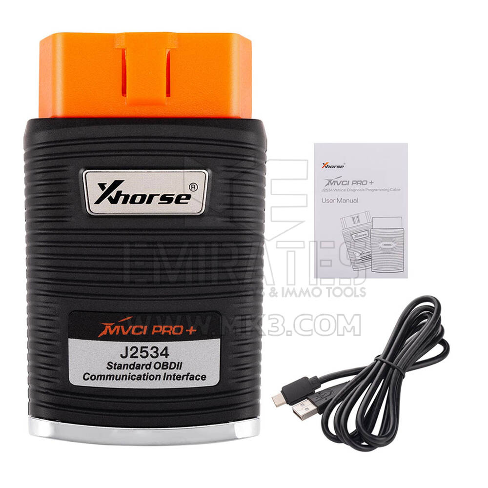 Xhorse XDMVJPGL MVCI PRO+ J2534 Vehicle Diagnosis Programming Cable | MK3