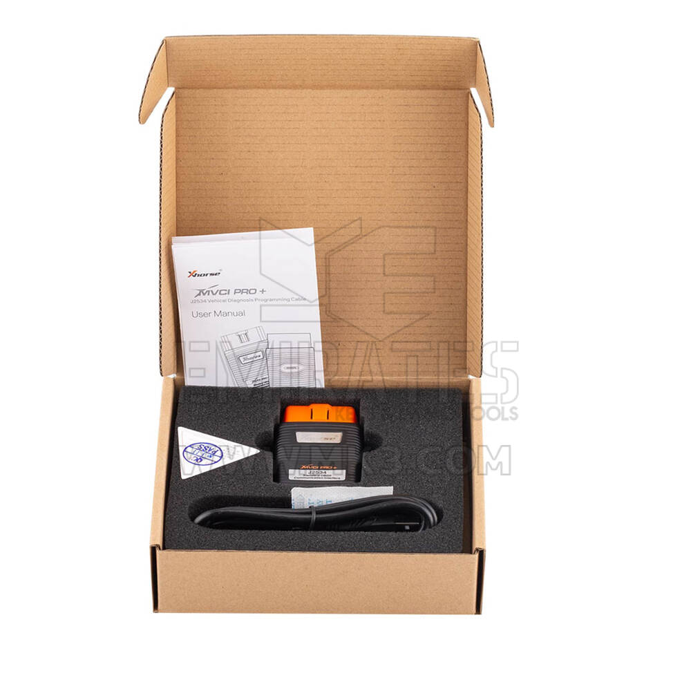 Xhorse XDMVJPGL MVCI PRO+ J2534 Vehicle Diagnosis Programming Cable gen2 J2534 XDMVJP for GM PSA Renault Nissan Volvo Benz etc | Emirates Keys