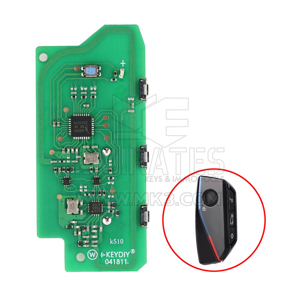 Scheda PCB remota Keydiy KD FGB57 434 MHz per BMW CAS4 / CAS4+, FEM / BDC, BDC2, BDC3