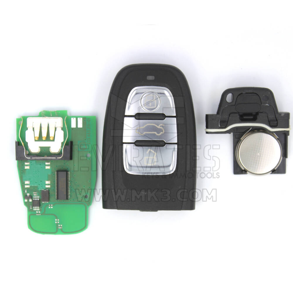 Used Audi A4 2010-2016 Original Non Keyless Remote Key 3 Buttons 433MHz | Emirates Keys