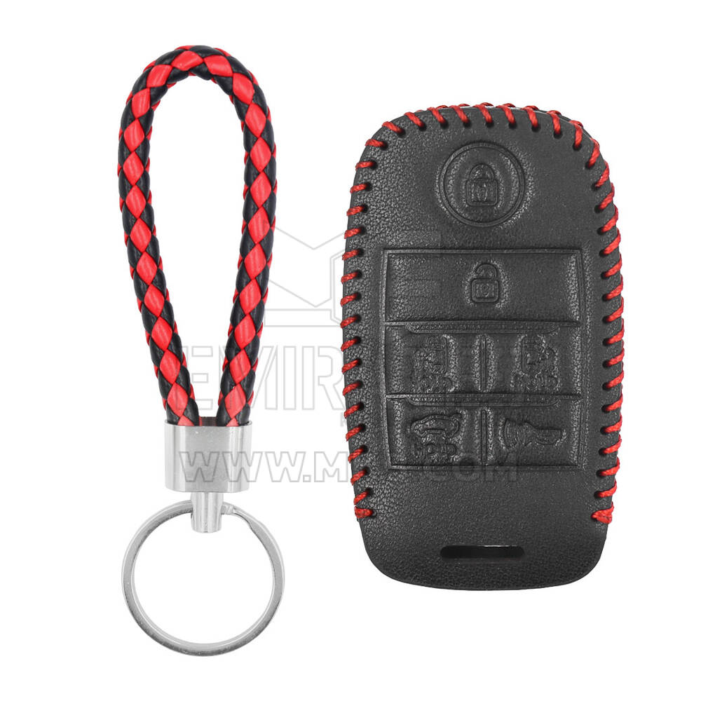 Кожаный чехол для Kia Smart Remote Key 5 + 1 кнопки