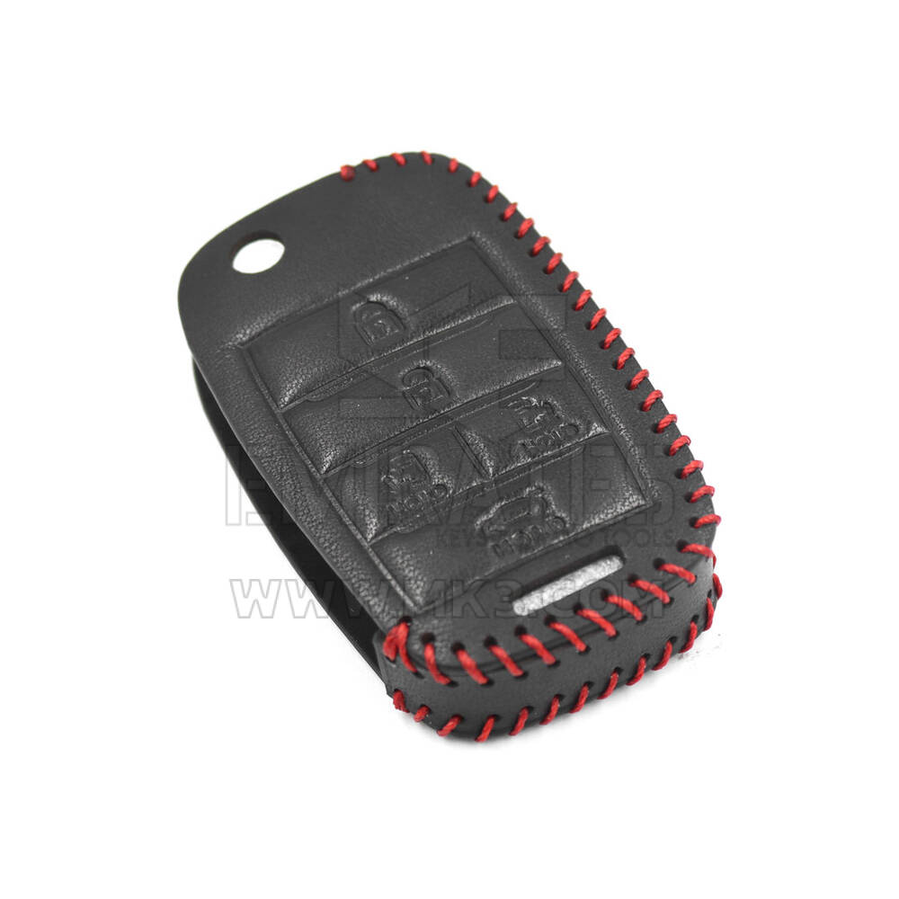 New Aftermarket Leather Case For Kia Flip Remote Key 5 Buttons High Quality Best Price | Emirates Keys
