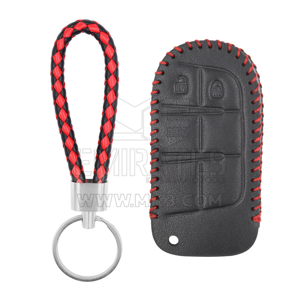 Custodia in pelle per chiave remota Jeep Smart 2 pulsanti JP-A