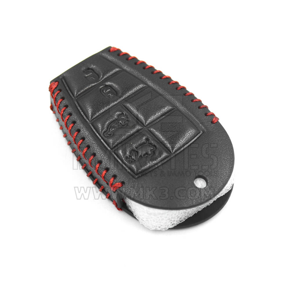 New Aftermarket Leather Case For Jeep Smart Remote Key 4+1 Buttons JP-O High Quality Best Price | Emirates Keys