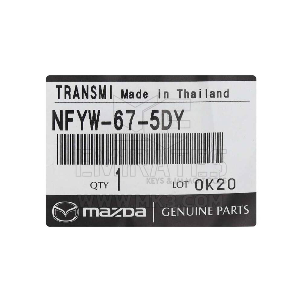 New Mazda 6 2021 Genuine / OEM Smart Remote Key 3 Buttons 433MHz OEM Part Number: NFYW-67-5DY  | Emirates Keys