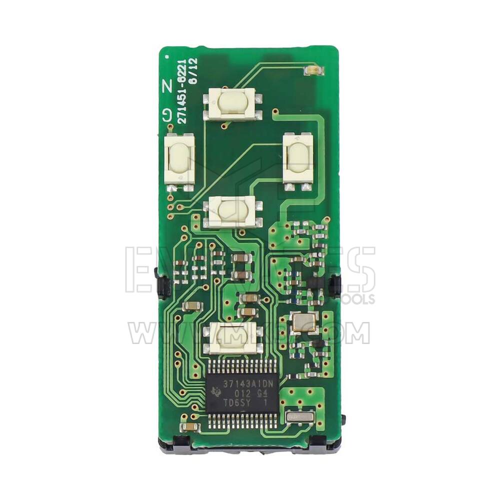 Toyota Smart Remote Key 5 Buttons 312MHz 271451-6221| MK3