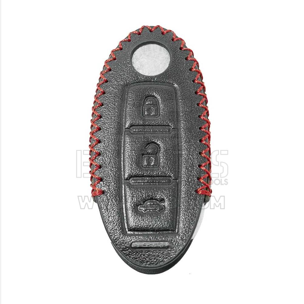 Leather Case For Nissan Smart Remote Key 3 Buttons | MK3